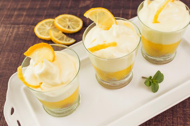 Delicious lemon layer dessert