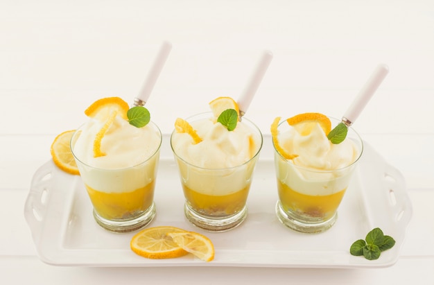 Delicious lemon layer dessert