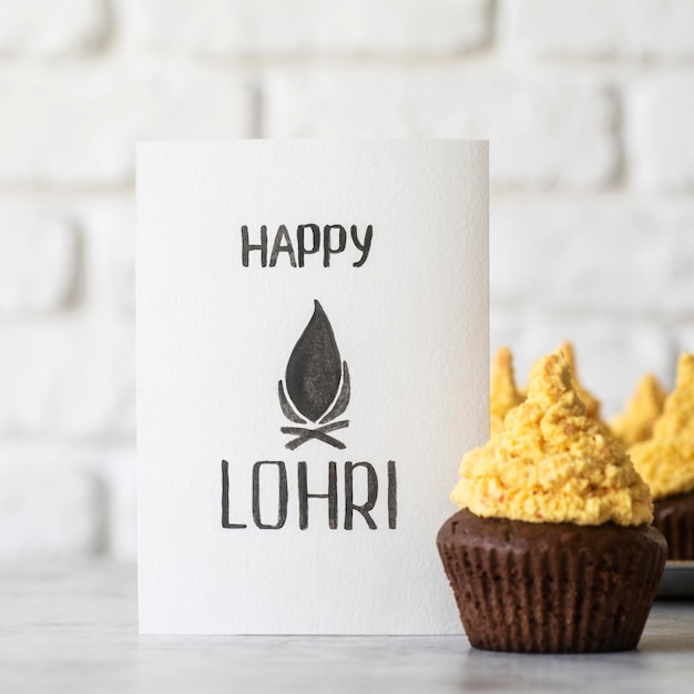 Foto gratuita delizioso concetto di cibo del giorno lohri