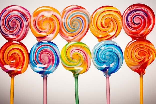 Delicious lollipops arrangement