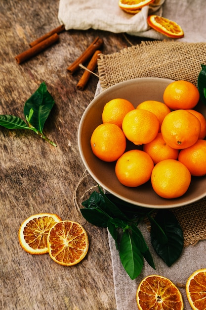 Free photo delicious mandarin