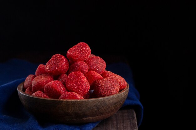 Delicious mexican sweets in bowl