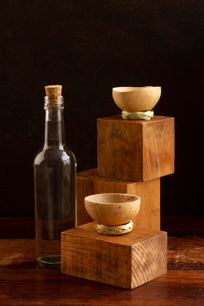 delicious mezcal beverage arrangement