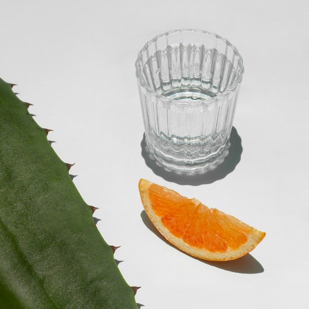 Foto gratuita delizioso assortimento di bevande mezcal