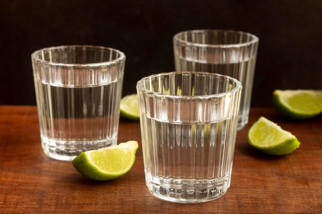 Delicious mezcal beverage assortment