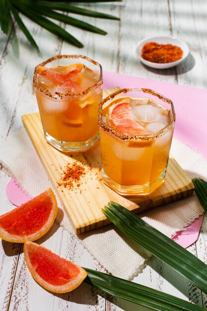 Delicious michelada beverage composition