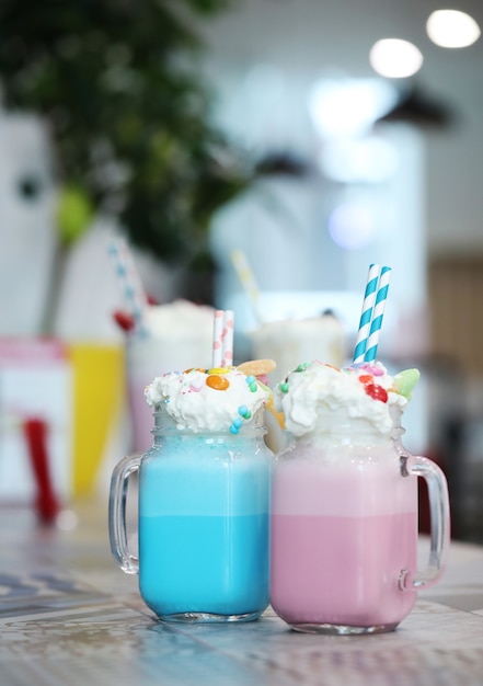 Delicious milkshakes