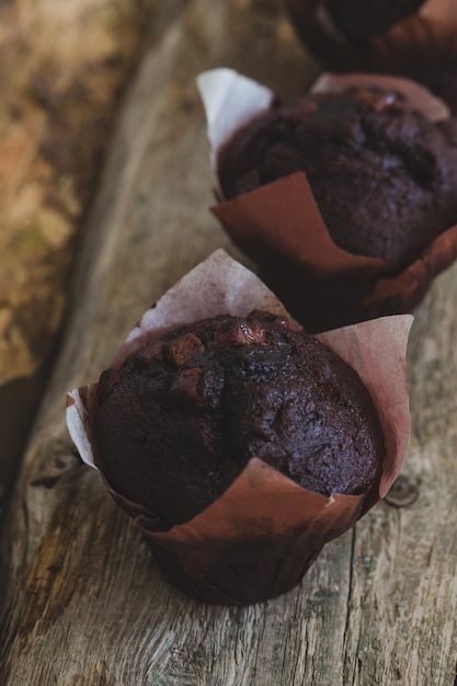 Free photo delicious muffin on the table