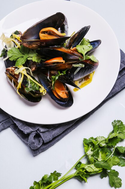 Delicious mussels