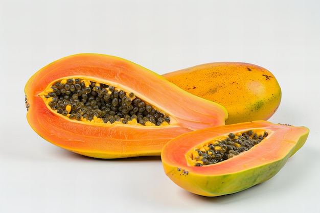 Free photo delicious  papaya still life