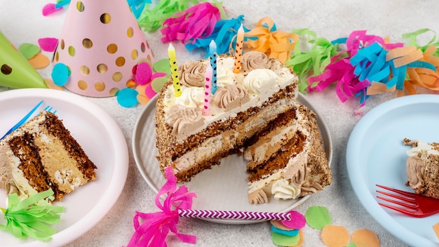 Delicious party cake arrangement