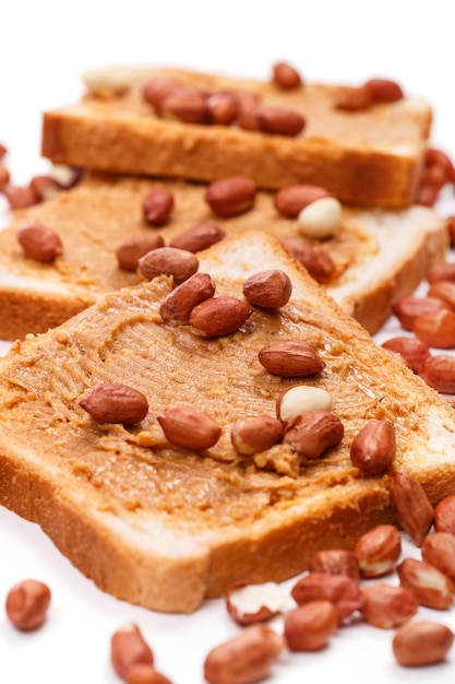 Free photo delicious peanut butter on the table