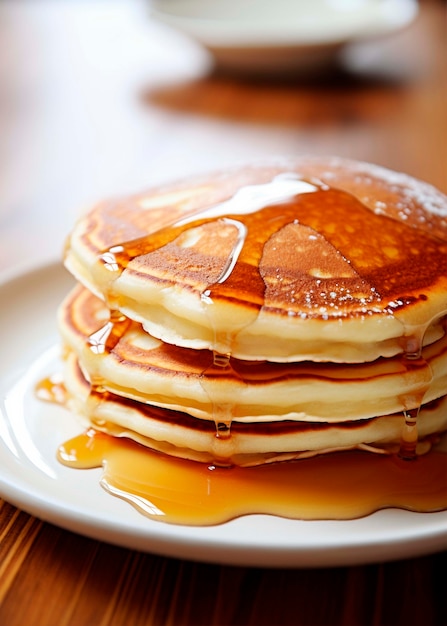 Free photo delicious photorealistic pancakes