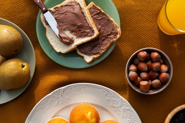 Free photo delicious picnic still life