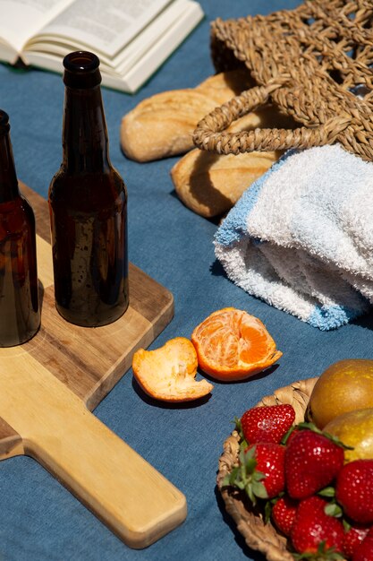 Delicious picnic still life