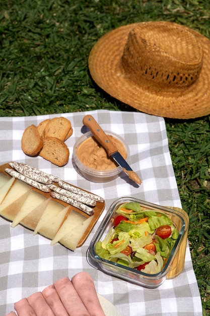 Delicious picnic still life