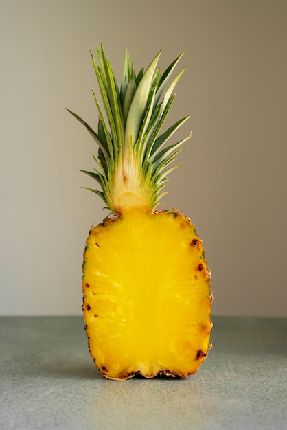 Free photo delicious pineapple still life