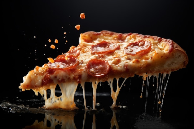 Foto gratuita pizza deliziosa all'interno