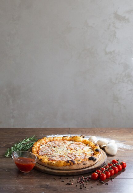 Вкусная пицца, Традиционная итальянская пицца.
