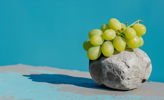 Free photo delicious ripe green grapes