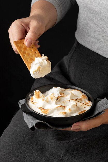 맛있는 스모어 디저트 어레인지