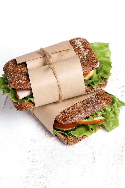 Free photo delicious sandwich