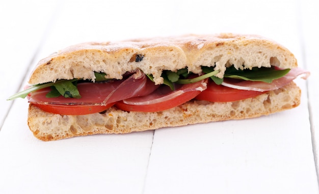 Foto gratuita panino delizioso