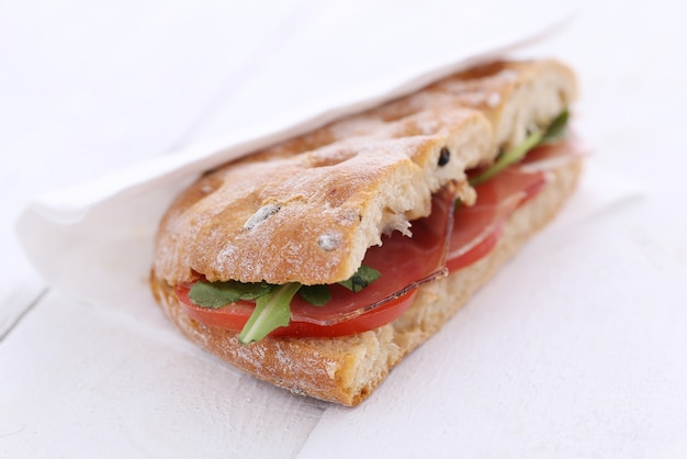 Foto gratuita panino delizioso