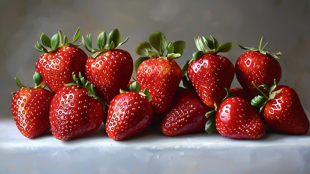 무료 사진 바탕 에 있는 맛있는 딸기