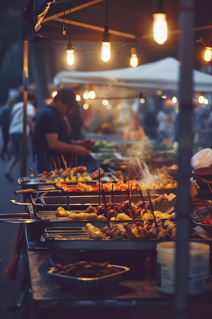 Free photo delicious street food still life