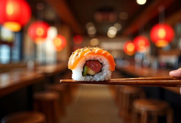 Free Photo delicious sushi still life