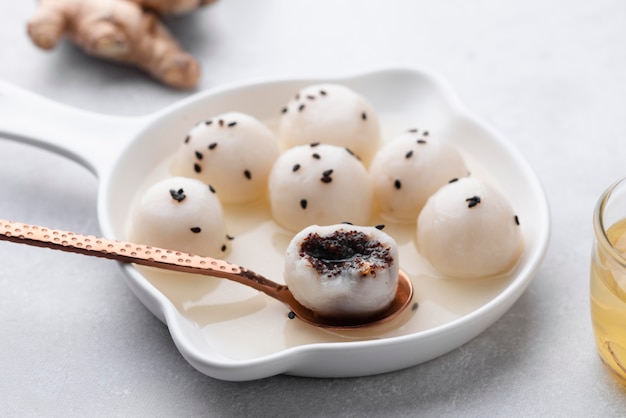 Delicious sweet tang yuan assortment