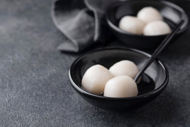 Delicious sweet tang yuan composition