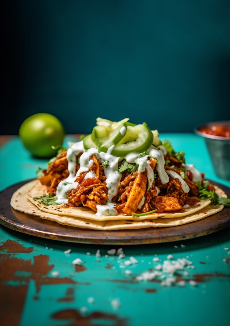 Free Photo delicious taco in studio