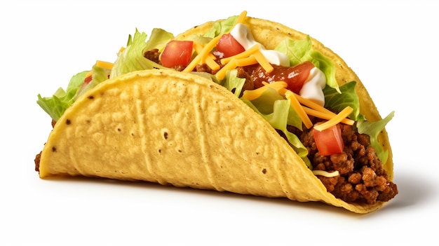 delicious taco in studio