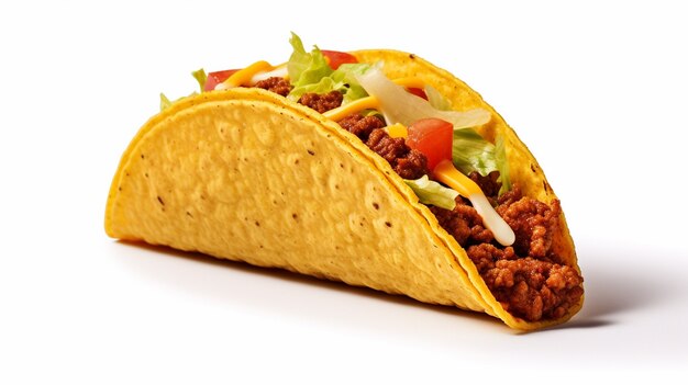 delicious taco in studio