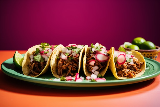 Free photo delicious tacos arrangement