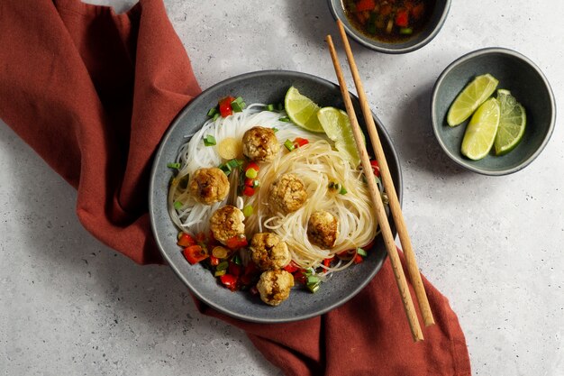 Delicious thai food still life