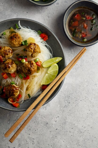 Delicious thai food still life