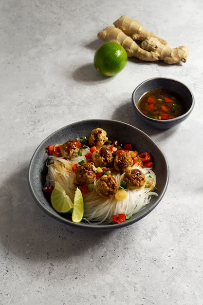 Delicious thai food still life