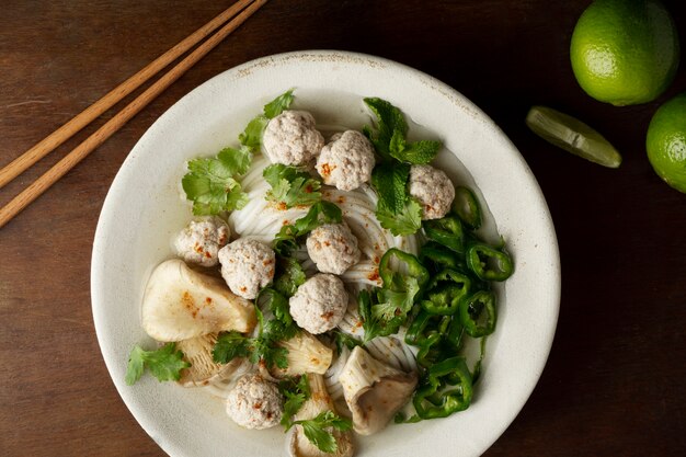 Delicious thai food still life