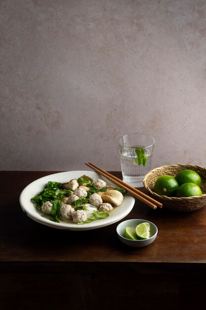 Delicious thai food still life