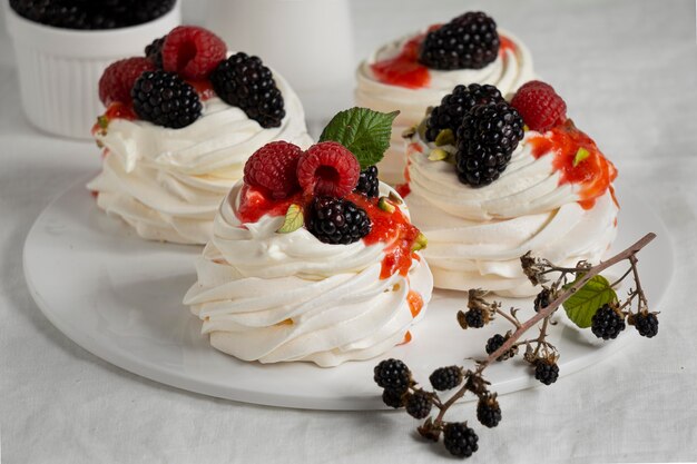 Delicious traditional dessert assortment