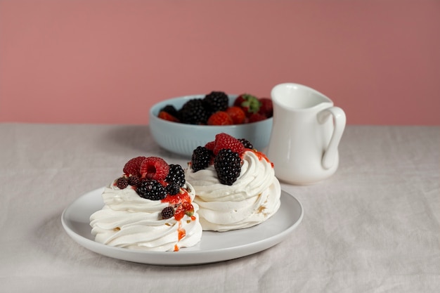 Delicious traditional dessert assortment