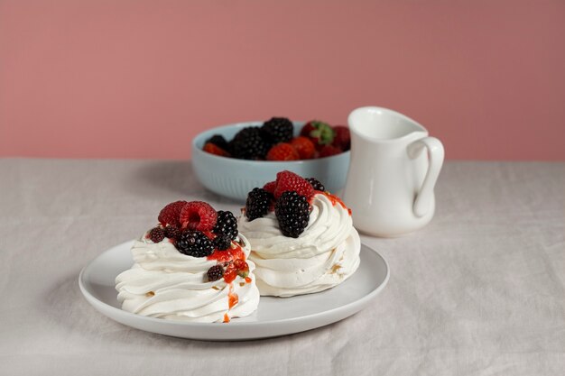 Delicious traditional dessert assortment