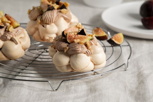 Delicious traditional dessert assortment