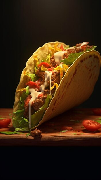 delicious traditional tacos arrangement