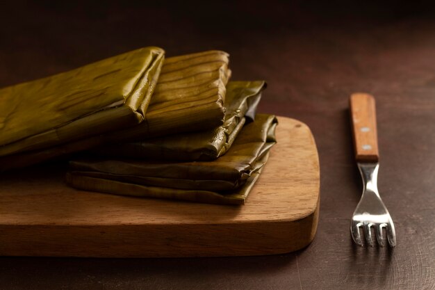 Delicious traditional tamales assortment
