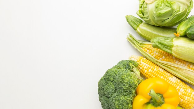 Delicious vegetables arrangement