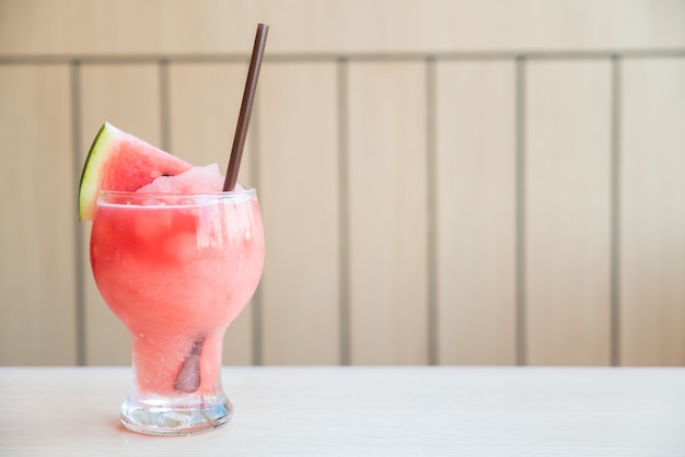 Free photo delicious watermelon slush